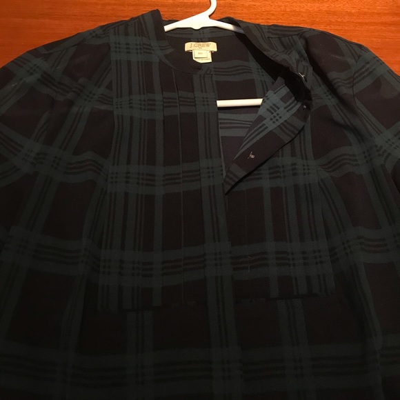Sold J. Crew plaid blouse - Picture 2 of 4